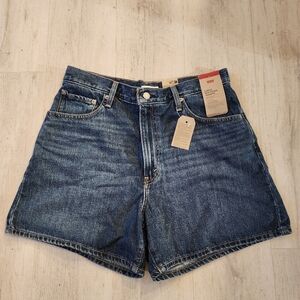 Levi's Women's Blue Denim Shorts